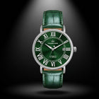 Franklord Eternal Roman Automatic – Emerald Steel Edition | Miyota 8215 Luxury 21-Jewel Dress Watch