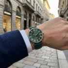 Franklord Eternal Roman Automatic – Emerald Steel Edition | Miyota 8215 Luxury 21-Jewel Dress Watch