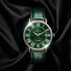 Franklord Eternal Roman Automatic – Emerald Steel Edition | Miyota 8215 Luxury 21-Jewel Dress Watch