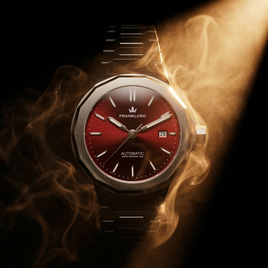 Franklord Optimus 2.0 — Crimson Red | Japanese Automatic Watch. - Franklord Watches