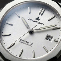 Franklord Optimus 2.0 — Frost White | Japanese Automatic Watch. - Franklord Watches