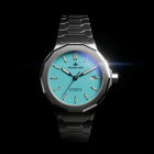 Franklord Optimus 2.0 Glacier Blue | Ice Blue Dial Integrated Automatic Watch for Men – Dual Sapphire, 100m