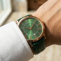 The Classic Roman Men's Watch - Imperial Green