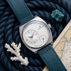 Franklord Eccentrica | Asymmetric Small Second Watch - The Arctic Sapphire