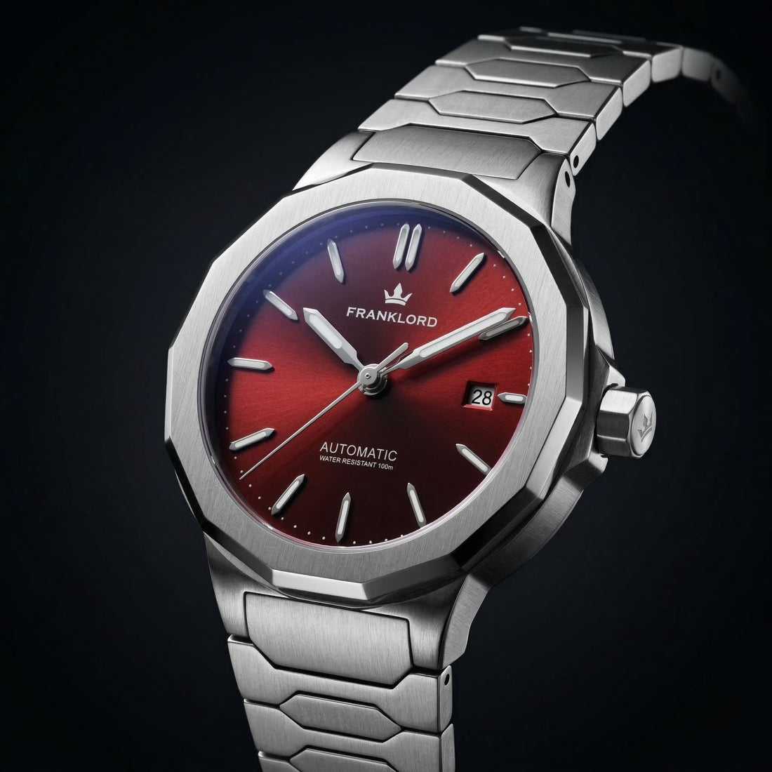 Franklord Optimus 2.0 — Crimson Red | Japanese Automatic Watch. - Franklord Watches