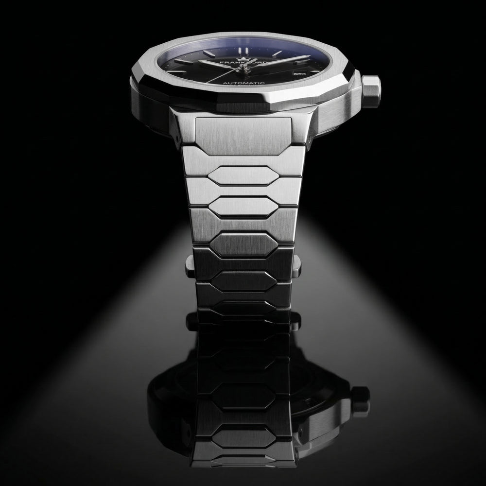 Franklord Optimus 2.0 — Onyx Black | Japanese Automatic Watch. - Franklord Watches