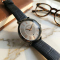 The Classic Roman Men's Watch - Graphite Rose