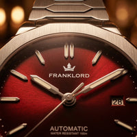 Franklord Optimus 2.0 — Crimson Red | Japanese Automatic Watch. - Franklord Watches