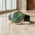 The Classic Roman Men's Watch - Imperial Green