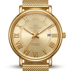 Franklord Eternal Roman Automatic – Exclusive Gold Edition - Gold Dial | Miyota 8215 Luxury 21-Jewel Dress Watch