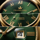 Franklord Regal Sapphire Roman Green in Gold | Maha Vastu-Inspired Timepiece for Prosperity thumbnail 5