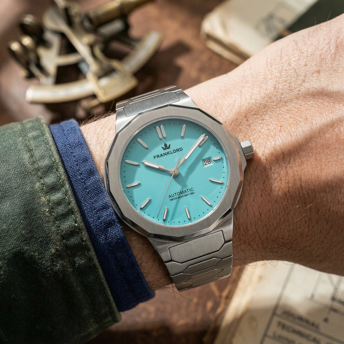 Franklord Optimus 2.0 — Tiffany Blue | Japanese Automatic Watch. - Franklord Watches