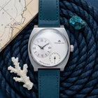 Franklord Eccentrica | Asymmetric Small Second Watch - The Arctic Sapphire