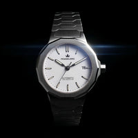 Franklord Optimus 2.0 — Frost White | Japanese Automatic Watch. - Franklord Watches