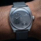 Franklord Eccentrica | Asymmetric Small Second Watch - The Graphite Stealth