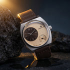 Franklord Eccentrica | Asymmetric Small Second Watch - The Champagne Dune