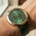 The Classic Roman Men's Watch - Imperial Green