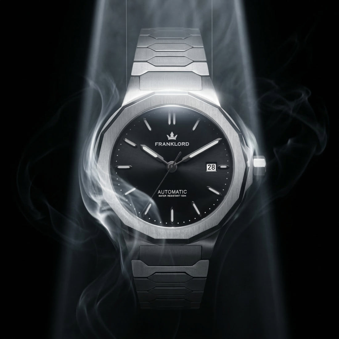Franklord Optimus 2.0 — Onyx Black | Japanese Automatic Watch. - Franklord Watches
