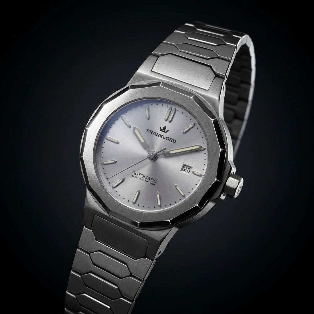 Franklord Optimus 2.0 — Frost Silver | Japanese Automatic Watch. - Franklord Watches