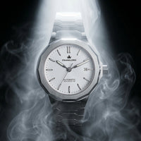 Franklord Optimus 2.0 — Frost White | Japanese Automatic Watch. - Franklord Watches