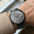The Classic Roman Men's Watch - Graphite Rose