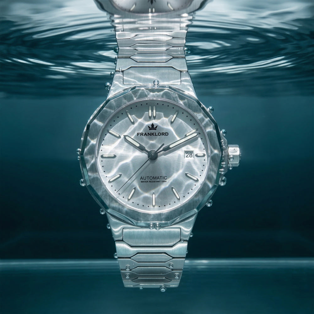 Franklord Optimus 2.0 — Frost Silver | Japanese Automatic Watch. - Franklord Watches