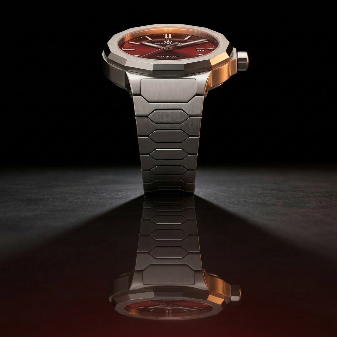 Franklord Optimus 2.0 — Crimson Red | Japanese Automatic Watch. - Franklord Watches