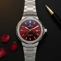 Franklord Optimus 2.0 — Crimson Red | Japanese Automatic Watch. - Franklord Watches