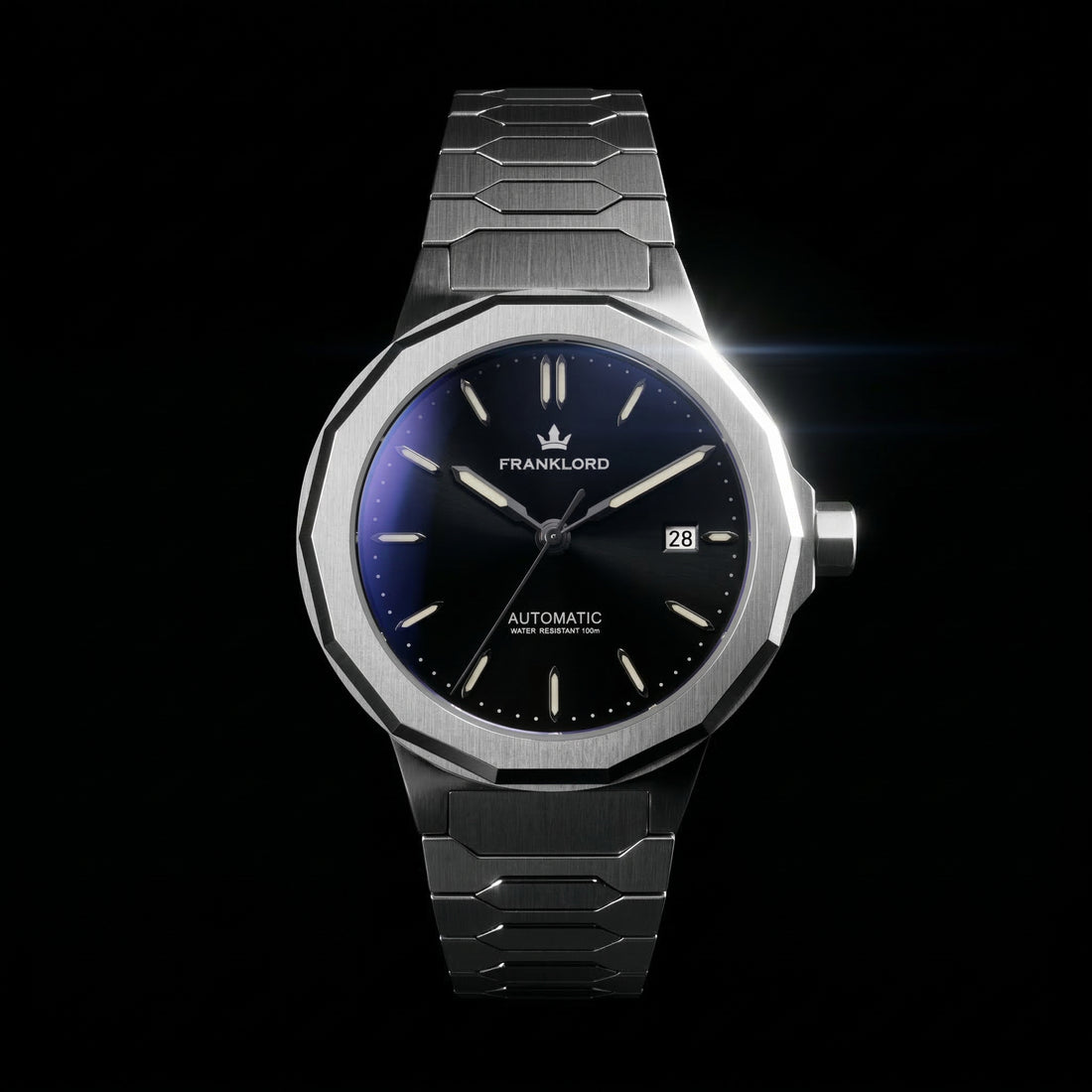 Franklord Optimus 2.0 — Onyx Black | Japanese Automatic Watch. - Franklord Watches