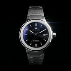 Franklord Optimus 2.0 Onyx Black | Black Dial Integrated Automatic Watch for Men – Dual Sapphire, 100m