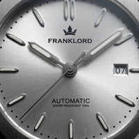 Franklord Optimus 2.0 — Frost Silver | Japanese Automatic Watch. - Franklord Watches
