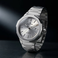 Franklord Optimus 2.0 — Frost Silver | Japanese Automatic Watch. - Franklord Watches