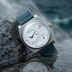 Franklord Eccentrica | Asymmetric Small Second Watch - The Arctic Sapphire
