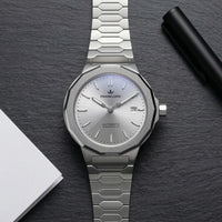 Franklord Optimus 2.0 — Frost Silver | Japanese Automatic Watch. - Franklord Watches