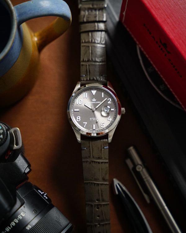 Regal Sapphire - Eclipse Leather Automatic Watch