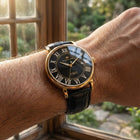 Franklord Eternal Roman Automatic – Noir Gold Edition | Miyota 8215 Premium 21-Jewel Luxury Dress Watch