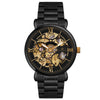Franklord Mechanis Noir Eclipse - Luxury Automatic Skeleton Watch