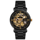 Franklord Mechanis Noir Eclipse - Luxury Automatic Skeleton Watch