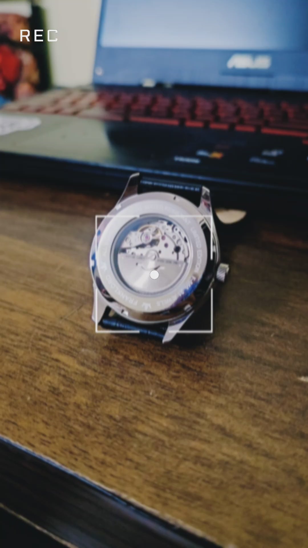 Regal Sapphire Crimson Wine Luxury Watch With Sapphire Crystal