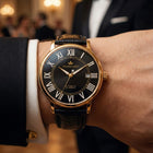 Franklord Eternal Roman Automatic – Noir Gold Edition | Miyota 8215 Premium 21-Jewel Luxury Dress Watch